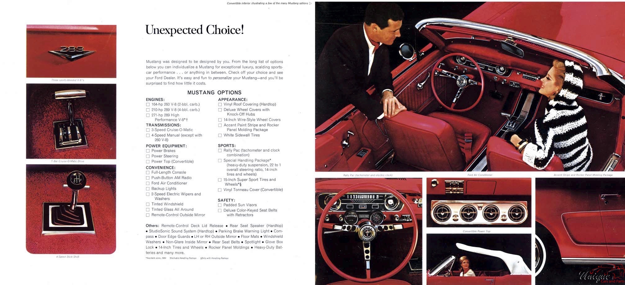 1964 Ford Mustang Brochure Page 4